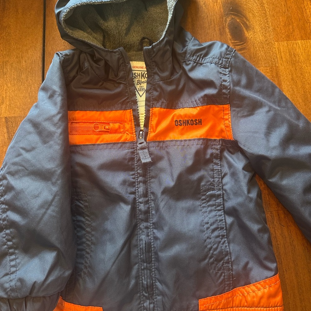 OshKosh B'gosh Kids Raincoat - Navy and Orange